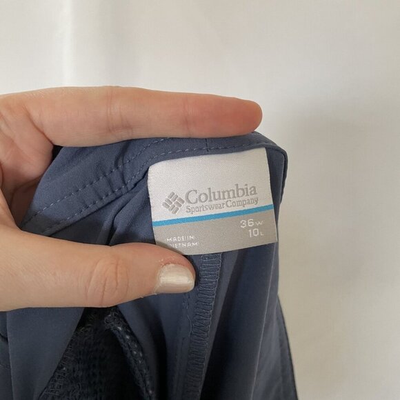 Columbia Mens Blue Casual Shorts breathable comfortable with pockets summer styl - Picture 7 of 8